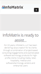 Mobile Screenshot of infomatrix-usa.com